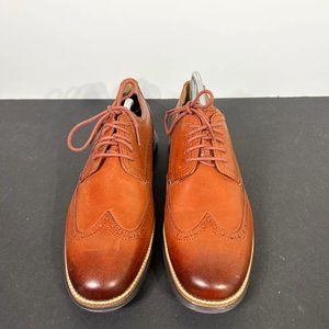 Leather Cap Toe Dress Shoes 